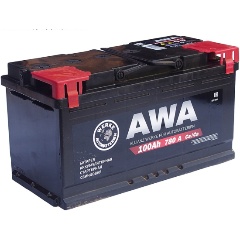 Изображение товара Аккумулятор AWA, 190x175x353, прямая полярность, 100 Ач, 6СТ100(1)