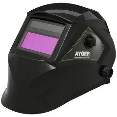 Изображение товара Маска сварочная AYGER Ф5 с регулируемым затемнением и хамелеоновым фильтром