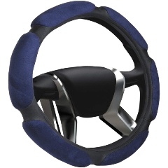 Изображение товара Оплетка на руль AZARD спонжевая, 6 лепестков, "M", 38см, синяя