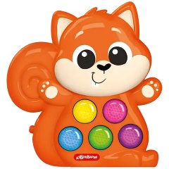 Изображение товара Музыкальная игрушка АЗБУКВАРИК 4630027296078 Любимые Веселушки Белочка