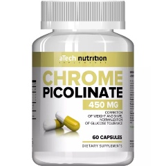 Изображение товара БАД aTech Nutrition Пиколинат хрома 450 мг 60 капсул