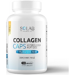 Изображение товара БАД SOLAB Коллаген + Витамин С 155 капсул