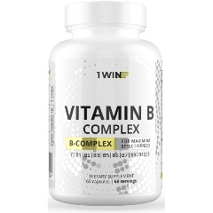 Изображение товара БАД 1WIN Витаминный комплекс группы В 60 капсул