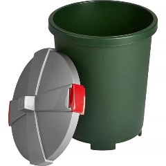 Изображение товара Контейнер мусорный HONEYCOMB 65 литров, зеленый