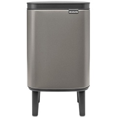 Изображение товара Мусорный бак BRABANTIA Bo Hi 4 л, платиновый (227127)