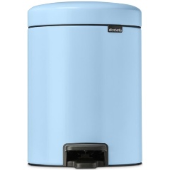 Изображение товара Мусорный бак BRABANTIA New Icon с педалью, 3 л, нежно-голубой (202582)