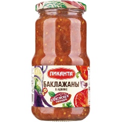 Изображение товара Баклажаны Пиканта в аджике 460 г