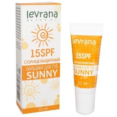 Изображение товара Бальзам для губ Levrana Sunny солнцезащитный SPF 15, 10 мл