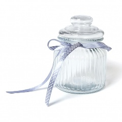 Изображение товара Стеклянная банка ATTRIBUTE FLEUR 0.65л ABF135W для хранения специй и сыпучих продуктов