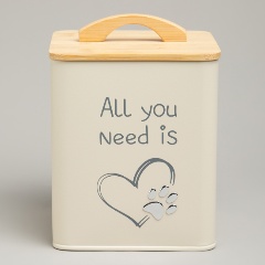 Изображение товара Банка для хранения AGNESS 14х14х16 см. 3 л - контейнер для сухого корма и лакомств