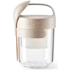 Изображение товара Банка-контейнер LEKUE 400 мл, полипропилен, бежевый (881466)