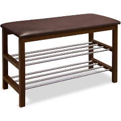 Изображение товара Банкетка SR-0628 темный орех/коричневый