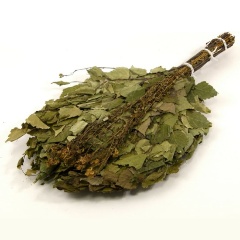 Изображение товара Банный веник БАННАЯ ЛИНИЯ березовый со зверобоем