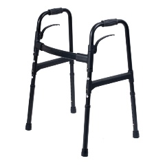 Изображение товара Складные опоры-ходунки BARRY черного цвета с регулировкой высоты