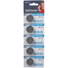 Изображение товара Батарейка GoPower CR2032 BL5 Lithium 3V