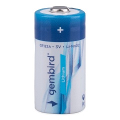Изображение товара Батарейка литиевая Gembird GB-CR123A-1B, тип CR123A, 1шт, блистер