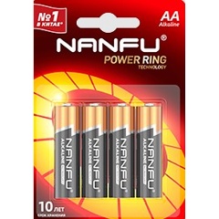Изображение товара Батарейка Nanfu AA (4шт.) (LR6 4B)