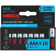 Изображение товара Батарейка Promega ААA/LR03 уп/10шт