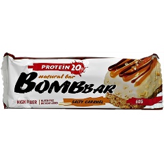 Изображение товара Протеиновый батончик BOMBBAR со вкусом Солёная карамель 60г
