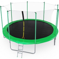 Изображение товара Батут DFC FEMMTO 14FT с внутренней защитной сеткой, зеленый, 427 см