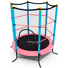 Изображение товара Батут DFC SMRKIDS 55 дюймов с сеткой PINK