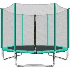 Изображение товара Батут PERFETTO SPORT ACTIVITY 8 диаметр 2,4 м с защитной сеткой, зелёный