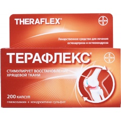 Изображение товара Терафлекс капсулы №200 (BAYER) для лечения остеоартроза и остеохондроза