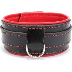 Изображение товара Ошейник БДСМ АРСЕНАЛ Черныйс красным подкладом