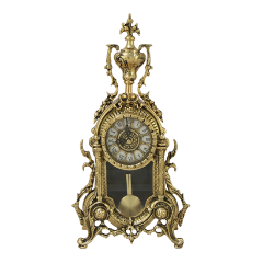 Изображение товара Каминные часы BELO DE BRONZE с маятником "Библо", бронзовые BP-27014-D