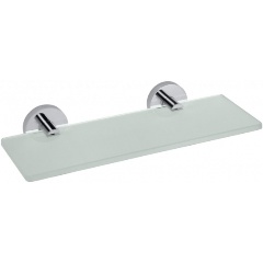 Изображение товара Полка Bemeta OMEGA 104122042 подставка для ванной кухни хром стекло 300х130 мм
