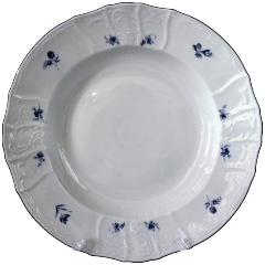 Изображение товара Блюдо глубокое BERNADOTTE декор "Синие мелкие цветы", 32 см. (БЕР0128)