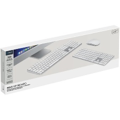 Изображение товара Клавиатура беспроводная Deppa для планшета, для MAC, Windows, серый