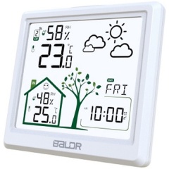 Изображение товара Беспроводная метеостанция BALDR B0389WST2H2-WHITE, белый