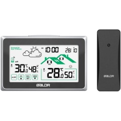 Изображение товара Беспроводная метеостанция BALDR B0340ST2H2R-V8 черный, с индикатором открытия/закрытия окна