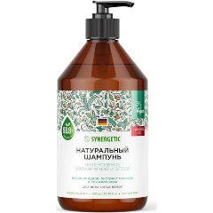 Изображение товара Бессульфатный шампунь Synergetic Интенсивное увлажнение и блеск, 750 мл