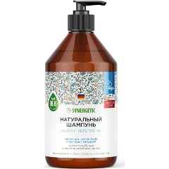 Изображение товара Бессульфатный шампунь SYNERGETIC Объём и укрепление волос, 750 мл