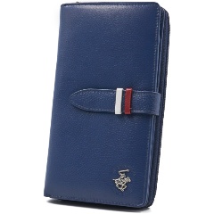 Изображение товара Кошелек Beverly Hills Polo Club BH-1352-BL синий натуральная кожа унисекс стильный
