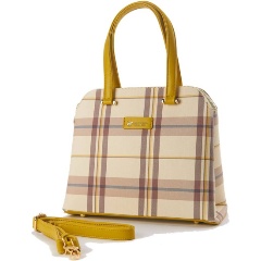 Изображение товара Женская сумка Beverly Hills Polo Club BH-3322-GI в клетку с желтым акцентом