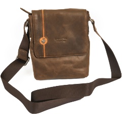 Изображение товара Мужская сумка через плечо Beverly Hills Polo Club BH-383-MO, коричневый