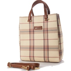 Изображение товара Сумка-тоут женская Beverly Hills Polo Club в клетку BH-3321-CU, клетка