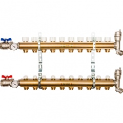 Изображение товара Распределительный коллектор STOUT SMB 0468 000010 без расходомеров 10 вых.