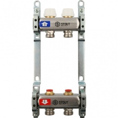 Изображение товара Коллектор STOUT SMS 0922 000002 без расходомеров 2 вых.