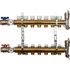 Изображение товара Распределительный коллектор STOUT SMB 0468 000007 без расходомеров 7 вых.