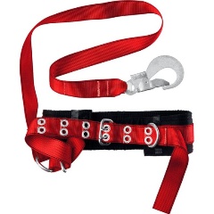 Изображение товара Безлямочный предохранительный пояс ЗУБР Памир, ленточный строп, 11585