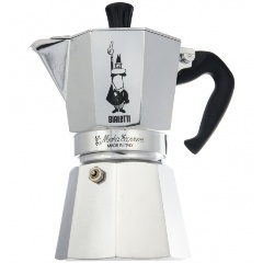 Изображение товара Кофеварка гейзерная Bialetti Moka Express 1163, 6 п.