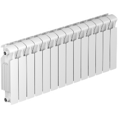 Изображение товара Биметаллический радиатор Rifar Monolit 350 х 14 сек белый высокая теплоотдача