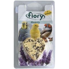 Изображение товара Био-камень для птиц FIORY Hearty Big с лавандой в форме сердца 100 г
