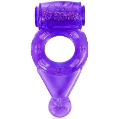 Изображение товара Эрекционное виброкольцо BIOR TOYS фиолетовое с шипиками, фиолетов