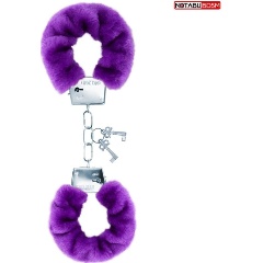 Изображение товара Наручники BIOR TOYS Металлические с мягкой фиолетовой опушкой