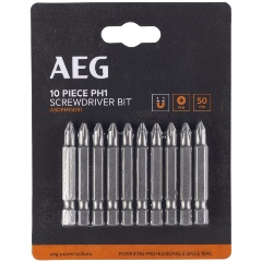 Изображение товара Биты AEG ASDPH15010 (10 шт, РН1, 50 мм) 4932479513
